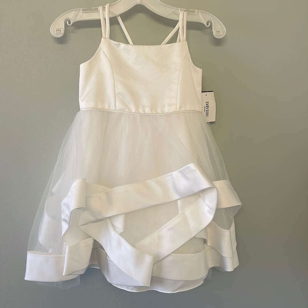 David’s Bridal flower girl dress